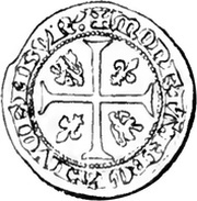 ½ Gros - Anthony, Duke of Brabant, Luxembourg, 1412-1415 reverse image