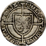 Gros - John the Baptist 1st type, Luxembourg, 1419-1425 reverse image