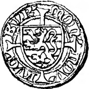 ¼ Gros - John of Bavaria 1st type, Luxembourg, 1419-1425 reverse image
