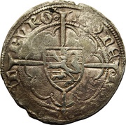 ½ Gros - John of Bavaria 2nd type, Luxembourg, 1424-1425 reverse image