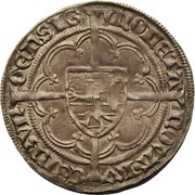 Gros - Elisabeth of Görlitz widow of John of Bavaria, Luxembourg, 1425-1433 reverse image