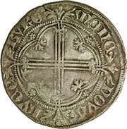 Gros - Elisabeth of Görlitz widow of John of Bavaria, Luxembourg, 1433-1443 reverse image