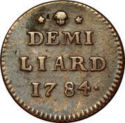 ½ Liard - Joseph II reverse image