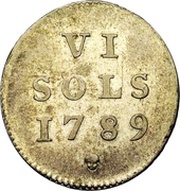 6 Sols - Joseph II reverse image