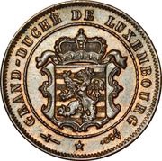 2½ Centimes - Willem III / Adolphe / Guillaume IV obverse image
