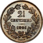 2½ Centimes - Willem III / Adolphe / Guillaume IV reverse image