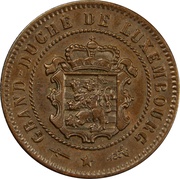 5 Centimes - Willem III obverse image