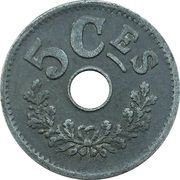 5 Centimes - Marie-Adelaïde reverse image