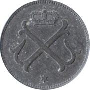 10 Centimes - Marie-Adelaïde LL crossed, Essai - Zinc obverse image