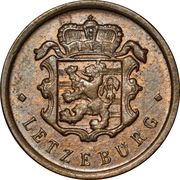 25 Centimes - Charlotte Bronze obverse image