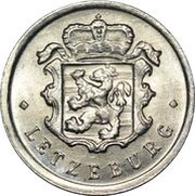 25 Centimes- Charlotte / Jean Aluminium obverse image