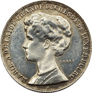 1 Franc - Marie-Adelaïde Essai obverse image