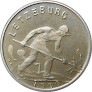 1 Franc - Charlotte Silver obverse image
