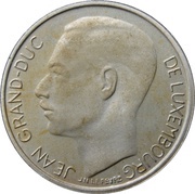 1 Franc - Jean Silver obverse image