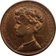 2 Francs - Marie-Adelaïde Essai - Bronze obverse image