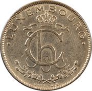 2 Francs - Charlotte obverse image