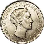 5 Francs - Charlotte obverse image