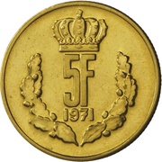 5 Francs - Jean Essai reverse image