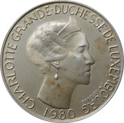 5 Francs - Charlotte Silver obverse image