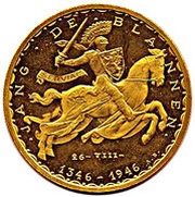 20 Francs - Charlotte John the Blind, Essai reverse image