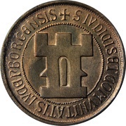 20 Francs Charlotte Essai, Luxembourg, 1963 reverse image