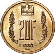 20 Francs - Jean reverse image