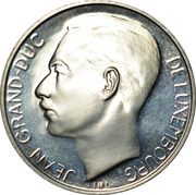 250 Francs - Jean BE-NE-LUX Treaty obverse image