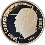 500 Francs - Jean European City of Culture obverse image