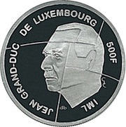 500 Francs - Jean Presidency of the European Community obverse image