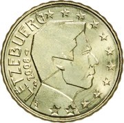 10 Euro Cents - Henri I 2nd map obverse image