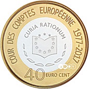 40 Euro Cents - Henri I European Court of Auditors reverse image