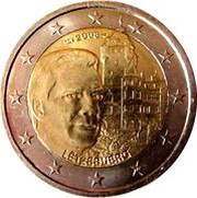 2 Euros - Henri I Château de Berg obverse image