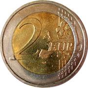 2 Euros - Henri I Château de Berg, Luxembourg, 2008 reverse image