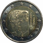 2 Euros - Henri I Accession of Charlotte obverse image