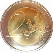 2 Euros - Henri I Duke Henri, Luxembourg, 2010 reverse image