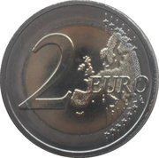 2 Euros - Henri I Death of William IV, Luxembourg, 2012 reverse image