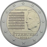 2 Euros - Henri I National Anthem obverse image