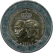 2 Euros - Henri I Golden Jubilee obverse image