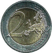 2 Euros - Henri I Golden Jubilee, Luxembourg, 2014 reverse image