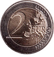 2 Euros - Henri I House of Nassau-Weilburg, Luxembourg, 2015 reverse image