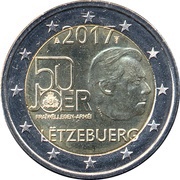 2 Euros - Henri I Volunteer Army obverse image