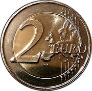 2 Euros - Henri I William III, Luxembourg, 2017 reverse image