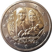 2 Euros - Henri I Birth of Prince Charles - classic version obverse image