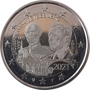 2 Euros - Henri I Grand Duke Jean - hologram version obverse image