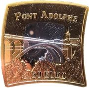 2.50 Euros - Henri I Adolphe Bridge reverse image