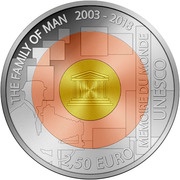 2.50 Euros - Henri I Family of Man, Luxembourg, 2018 reverse image