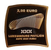 2,50 Euros Expo 2020 reverse image