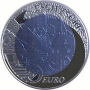 5 Euros - Henri I Château de Esch sur Sure, Luxembourg, 2010 reverse image