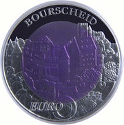 5 Euros - Henri I Château de Bourscheid, Luxembourg, 2012 reverse image