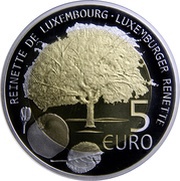 5 Euros - Henri I Reinette de Luxembourg, Luxembourg, 2014 reverse image